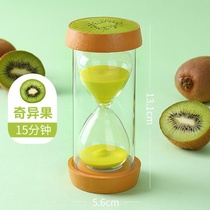 Hourglass timer childrens creative time 30 minutes 40 and a half 60 minutes hours sand bottle funnel anti-drop small ornaments