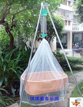 Baby mosquito net cute childrens bed square top Chaoshan electric cradle mosquito net encrypted baby dome basket mosquito net