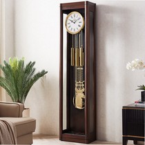 Modern vertical clock European style floor clock Nordic living room Chinese retro German Hemler clock machinery