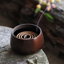 Creative pure copper Xuande furnace incense burner incense burner Japanese-style tower incense sandalwood stove for incense lavender small incense plug