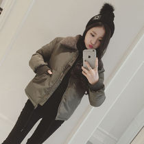 Yeon Fu thick short cotton coat 2020 Korean winter thin women imitation lamb wool coat cotton jacket