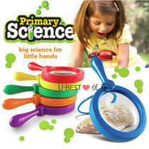 Export handheld magnifying glass Childrens exploration toys HD insect observer kindergarten science experiment