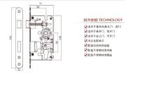 KUB Qadilong Space Aluminum 400 Series Indoor Door Lock Universal Original Lock Body Lock Core Mute Bedroom