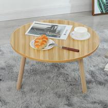 2021 new coffee table Villa casual small display plate side table narrow tea dormitory solid wood tea table table
