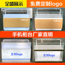 Mobile Phone Counter Huawei Repair Counter China Mobile Glory Close To Wall Accessories Corner Cabinet Glass Display Cabinet Customize