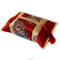 Small number modern Chinese brocade paper towels box cover for home car towels paper towels paper cover cloth art plus side paper towel box