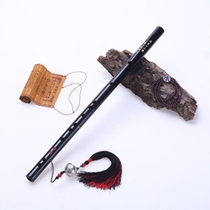 Sound quality portable simple beginner decoration bamboo flute booster pendant jade pendant jade pendant new equipment costume spike props