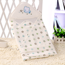 Spring summer and autumn baby thin single-layer cotton thick coated cotton quilt newborn baby products bag single towel blanket