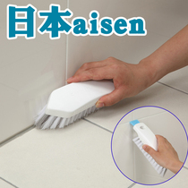 Japan AISEN dual-use bathroom tile brush corner gap brush Kitchen bathroom cleaning brush in addition to dirt