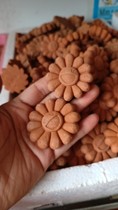 Plain burnt flowerpot pendulum pasting small pieces