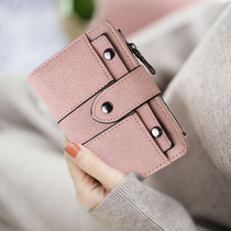 Wallet Woman Short 2021 New hand held small wallet Zero wallet brief Fashion Coin Bag Student Soft Leather Wallet