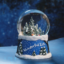 Star sea music box rotating music box dreamy Snow lantern crystal ball girl girl birthday gift