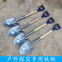 Ben brand treasure hunting special shovel outdoor vehicle rescue manganese steel thickened shovel gardening shovel to catch the sea agricultural tools