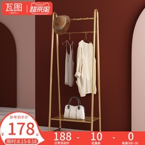  Nordic simple hanger floor-to-ceiling home bedroom simple creative vertical net red clothes storage rack