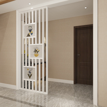 Nordic home entrance Modern simple screen partition screen Living room solid wood decoration fixed bedroom occlusion home
