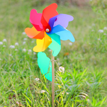 Children Photography Props Wedding Dress PHOTO GALLERY PHOTO-PROP BRIGADE SHOOTING OUTSIDE VIEW SHOOTING THE BABY TOY SEVEN COLORFUL WINDMILLS
