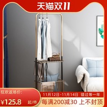 Simple hanger household hanger floor bedroom Net red multi-function coat rack rack rack hanging bag clothes rack