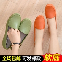 Water shoes womens summer lightweight low-end high-end rain shoes good-looking Japanese rain boots 2021 new flat non-slip Doudou shoes