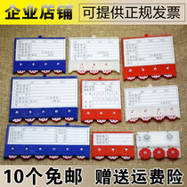 Magnetic label Warehouse identification card Shelf label card Inventory card counting card Identification card marking card Material card
