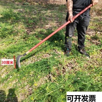 Sickle Outdoor Long Handle Large Cedar Sickle Farm Cut Grass Cleaver Knife Weeding Knife Outdoor Open Wilderness Cutting Reed Mowing Grass Sickle