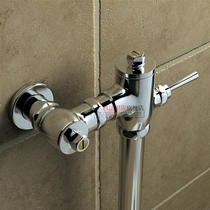 Lixin hand press type Flushing Valve horizontal squatting Flushing Valve stool Flushing Valve delayed self-closing toilet hand pressure valve