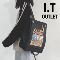 Hong Kong Double Shoulder Bag for men and women 2022 new 100 hitch Han version Student Bag Travel Big Capacity Backpack Tide Pack