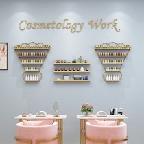 European nail display stand Nail polish shelf Wall-mounted storage rack Net red nail oil glue display rack Storage rack