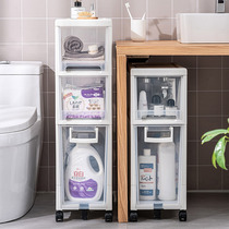 Toilet rack Toilet bathroom locker toilet toilet slot floor-to-ceiling storage cabinet toilet gap shelf