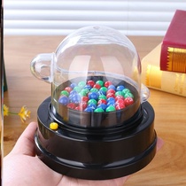 Double Color Ball Rocking Award Machine Body Color Fottery Jackpot for Divine Instrumental Props Lottery mechatronics Toy Transparent Gift