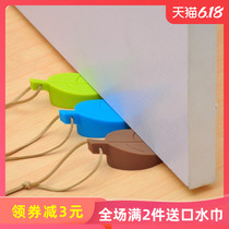 Baby safety door card door seam clamp Child door plug leaf silicone door block air door stopper anti-collision card door