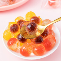 Tea semi-sugar pop syrup gummy fruit sandwich crystal sugar vitamin c juice candy net red healthy childrens snack leisure