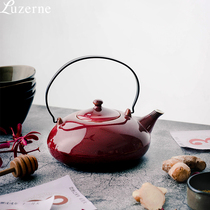 Luzerne Lu Sheng ceramic 13 pieces tea set set Tea Kung Fu Tea Pot Cup home living room simple modern
