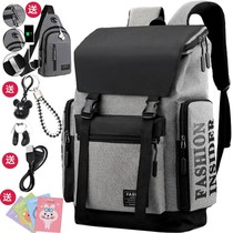 Chinese version Red Star Erke backpack male Korean version trend large capacity travel backpack female high school student book