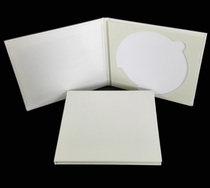 Spot milky white single wooden box CD packaging CD box blank box single disc can be customized LOGO