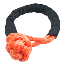 16 tons off-road self-rescue trailer rescue pelican rope soft shackle rope buckle winch rope U-shaped 3 4 hooks