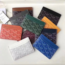 Genuine leather dog tooth card bag letter personality male and female one piece of cow leather tide card holder of card holder with zero wallet