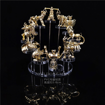 Classic reproduction Gold Saint Seiya 12 constellations Holy clothes Myth statue ornaments Acrylic booth collection gifts