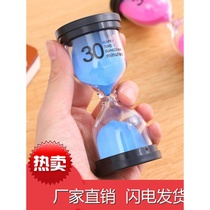 Childrens brushing hourglass timer 3 3 minutes 5 hours 1 hour water bottle sand bucket anti-fall creative personality