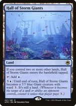 Real Orange] ten thousand Smart Card MTG Storm Giant Hall Forgotten Country Battle in English