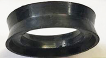 High pressure cleaning machine double-sided glue bowl Sunong 36 Type 55 car washing machine 58 pump head water seal leather Bowl single-sided hair head