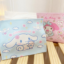 Melletti Yugui Dog beautiful cartoon PU paper tissue tissue sleeve girl Carrier Car Car Car tissue box