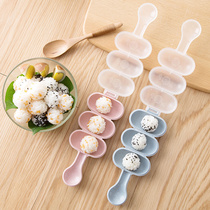 Home shaking music rice ball mold household childrens supplementary food shake rice ball grinding tool baby feeding artifact