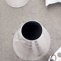Stainless steel plate rolling round round thick plate drum cone size head production custom welding processing thick plate circle