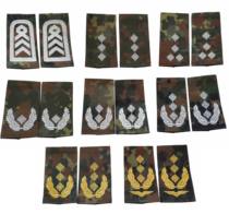 German original character spot camouflage uniform rank Velcro armband set epaulettes