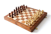 1chess chess India imported solid wood folding magnetic travel portable June 1 Childrens Day Entry beginner