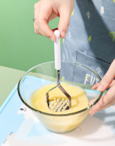 4618 mashed potato puree household pumpkin mash baby food supplement press potato mash artifact rice Wood Japanese style