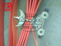 Scooter series casting pulley C- type Rail train pulley flat wire pulley 304 stainless steel crane pulley