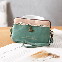 Small Zero Wallet Womens Cute Mini Retro South Korean Edition Students Little Fresher Brief Coins Bag Handpicked Groceries Bag
