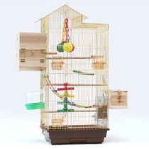 Cantonday parrot starlings cage gold plating large luxury peony mackerel flock bird breeding cage 3019