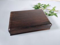 The old mahogany ink cartridge inkstone box in the Qing Dynasty Four Treasures pen box stationery box inkstone box inkstone box A